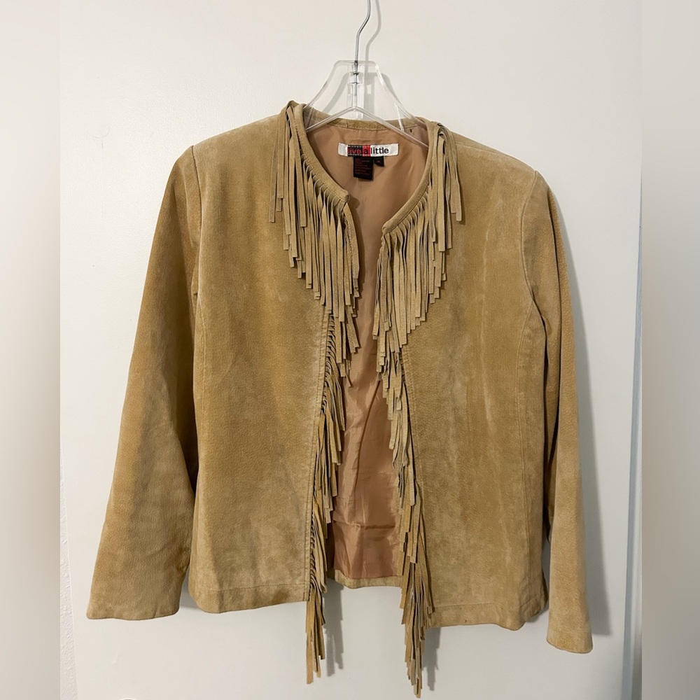 Leather Fringe Jacket